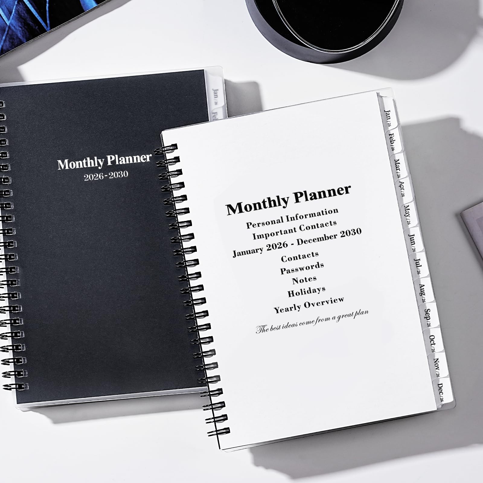 2026-2030 Monthly Planner/Calendar – 5 Year Planner 2026-2030 with Tabs, Jan …