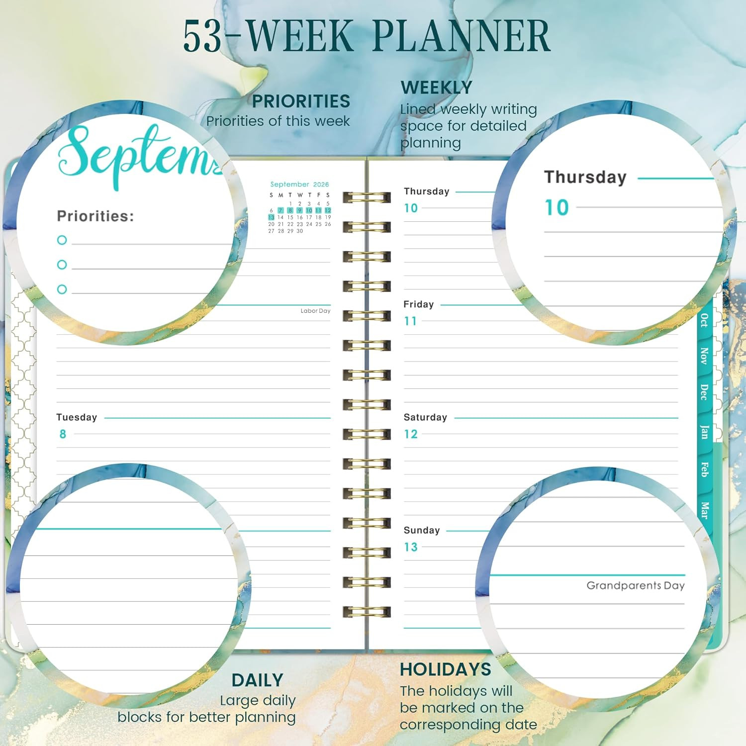 Planner 2026-2027 – Academic Planner 2026-2027, Jul. 2026 – Jun. 2027, 26-27 Wee