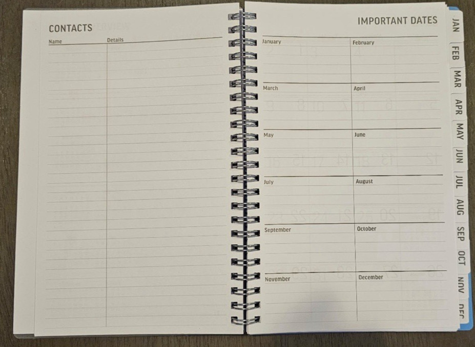 2027 Blue Sky Lindley Calendar Year W&M Planner (5″ x 8″) Large Print