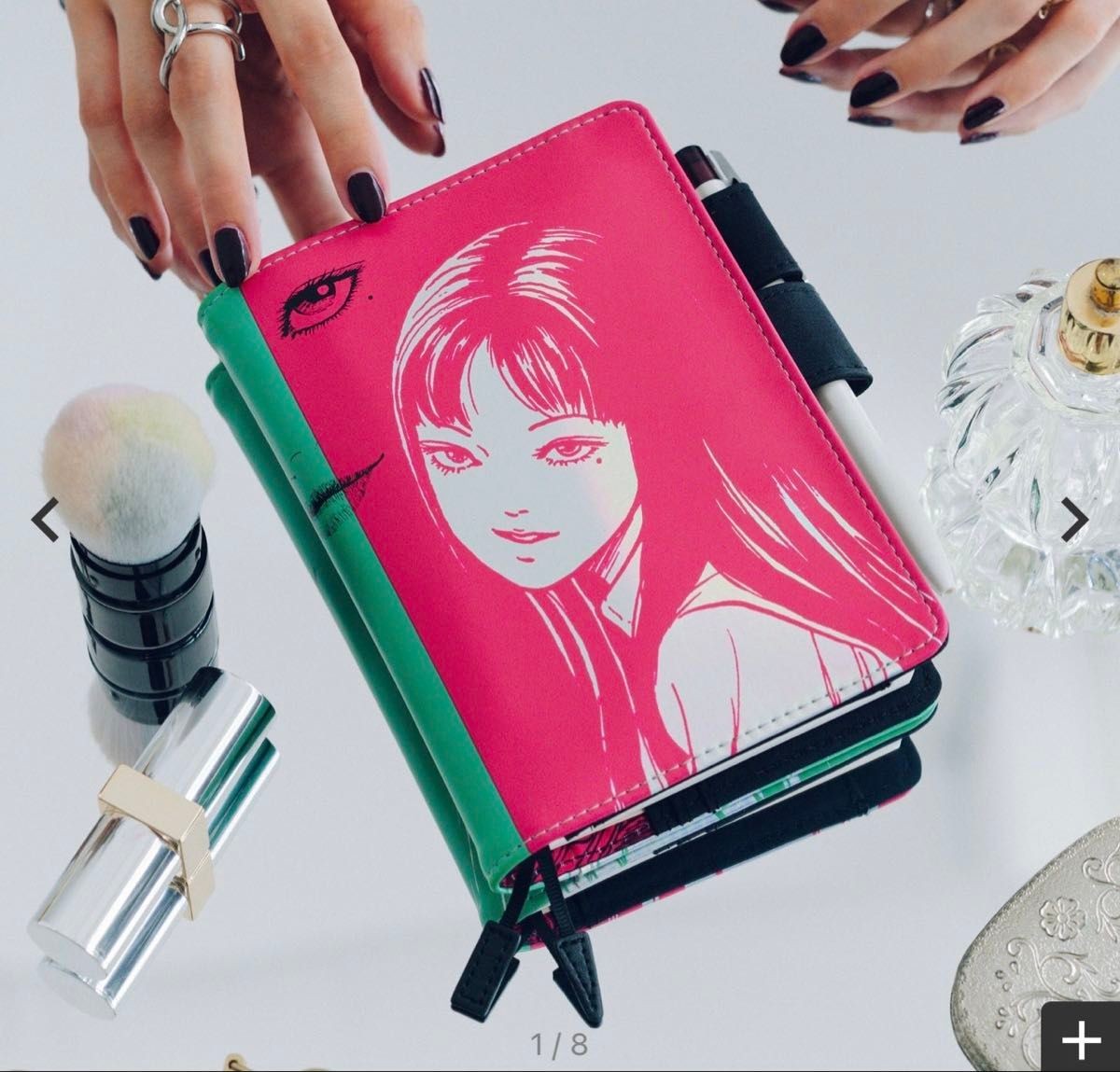 Hobonichi Techo Junji Ito Tomie A5 Cousin Memory & A6 Smirk Cover Set 2026