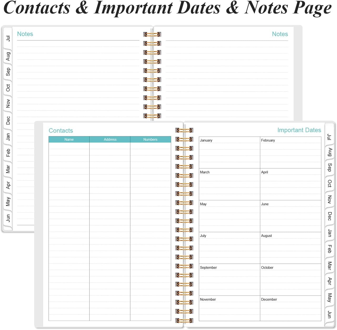 2026-2027 Appointment Book – 2026-2027 Daily Hourly Planner from July 2026 – Jun