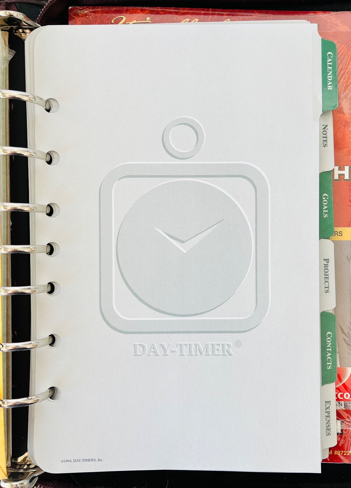 Day-Timer Agenda Binder Personal Organizer To-Do Lists Contacts Diary New 2001
