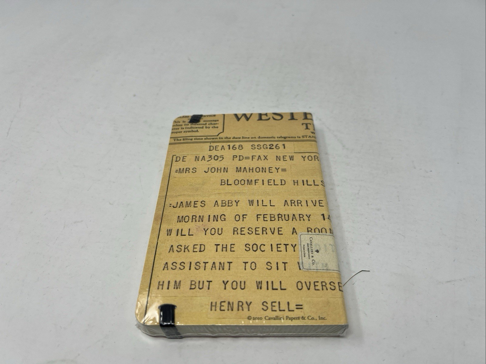 Cavallini & Co. Typewriter Notebook elastic closure 6″ X 4″ sealed 256 pages