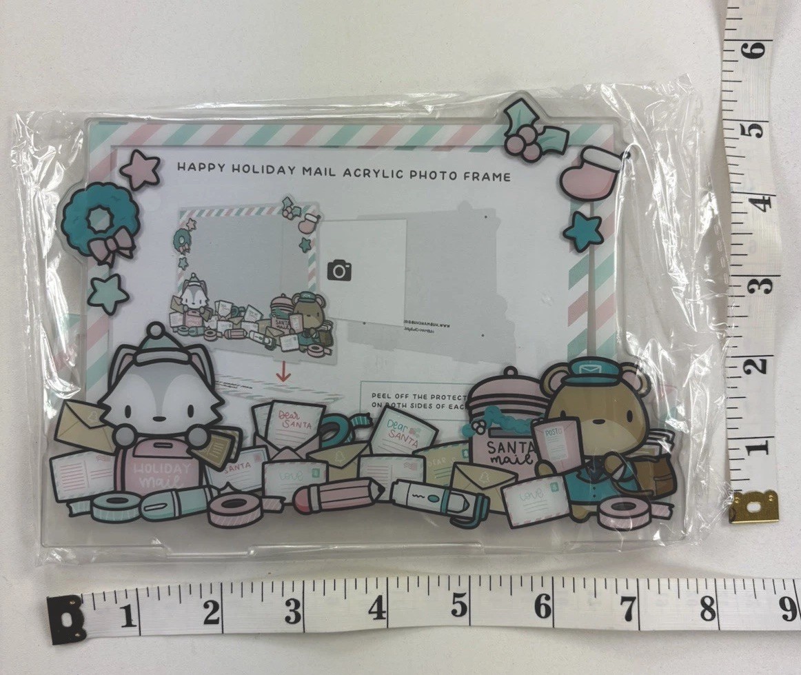 Hubman Chubgirl Happy Mail Acrylic Frame + Shaker Charm + Weekly Planner Pad