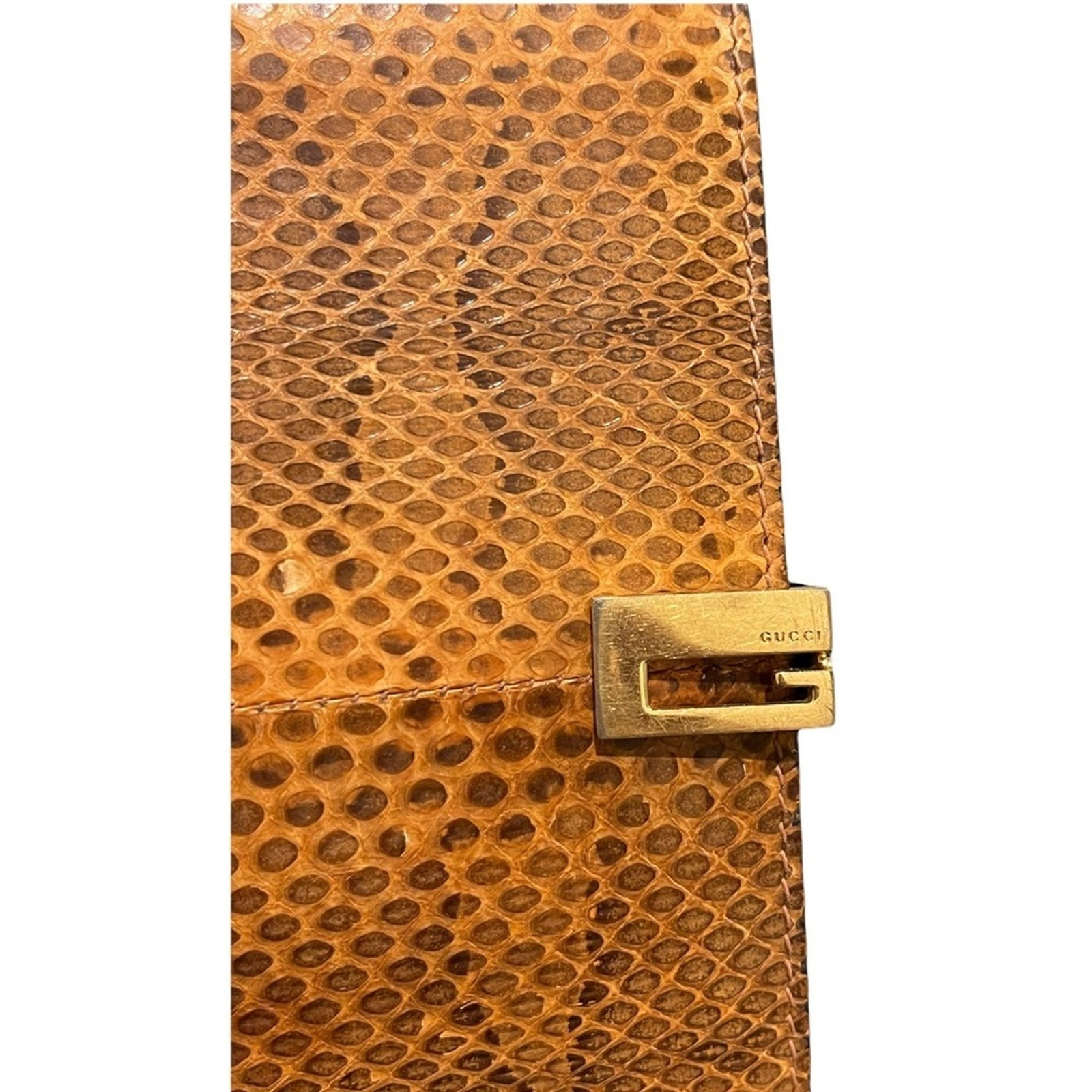 Vintage Gucci python small agenda