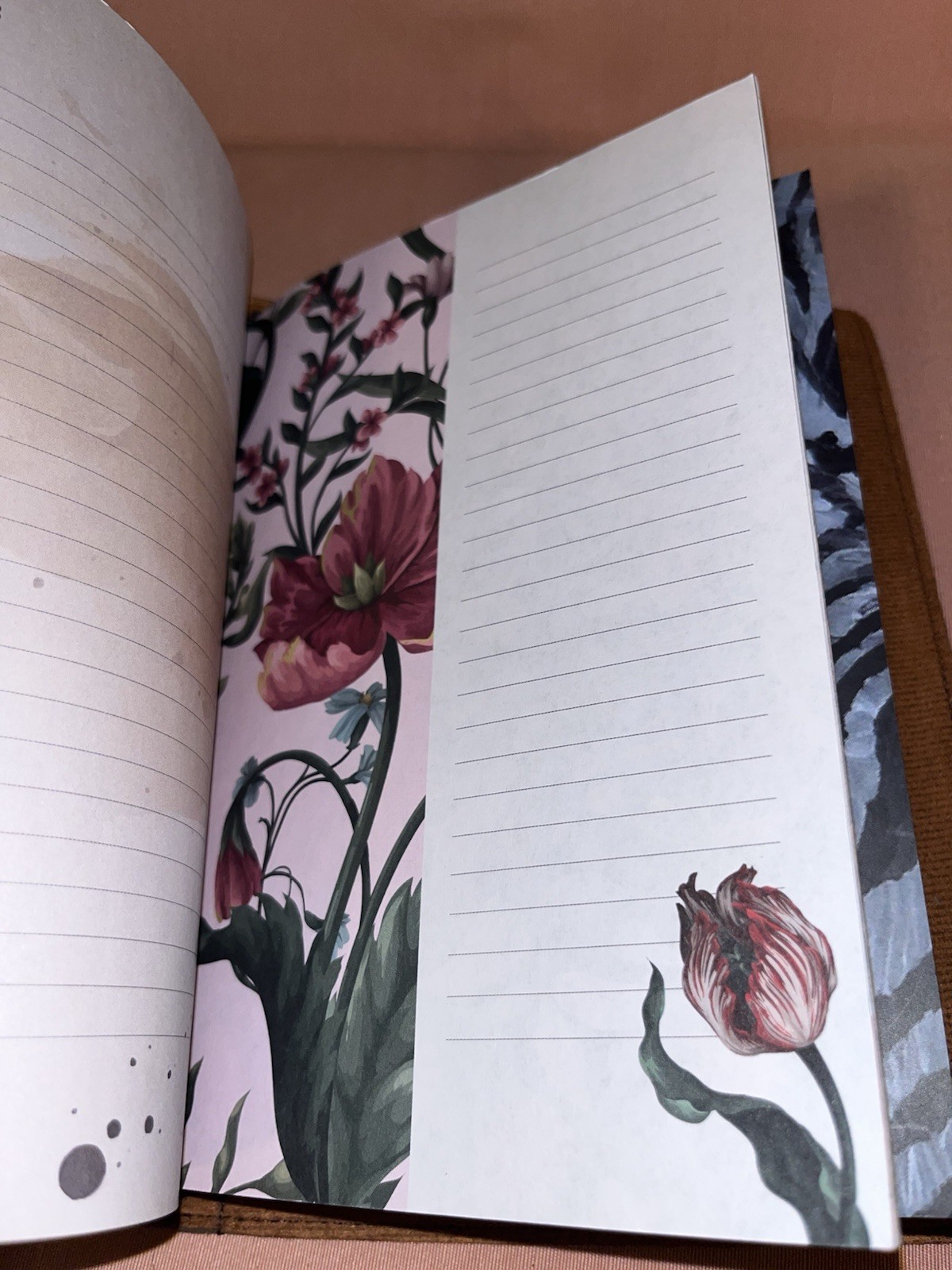 Jane’s Agenda Planner Journal with Brown leather pebble cover with 4 inserts