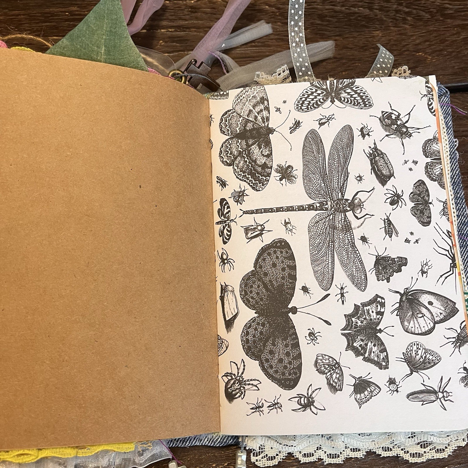 Junk Journal Floral Faith Christian Boho Denim Cottage Core 3 Sig Softcover