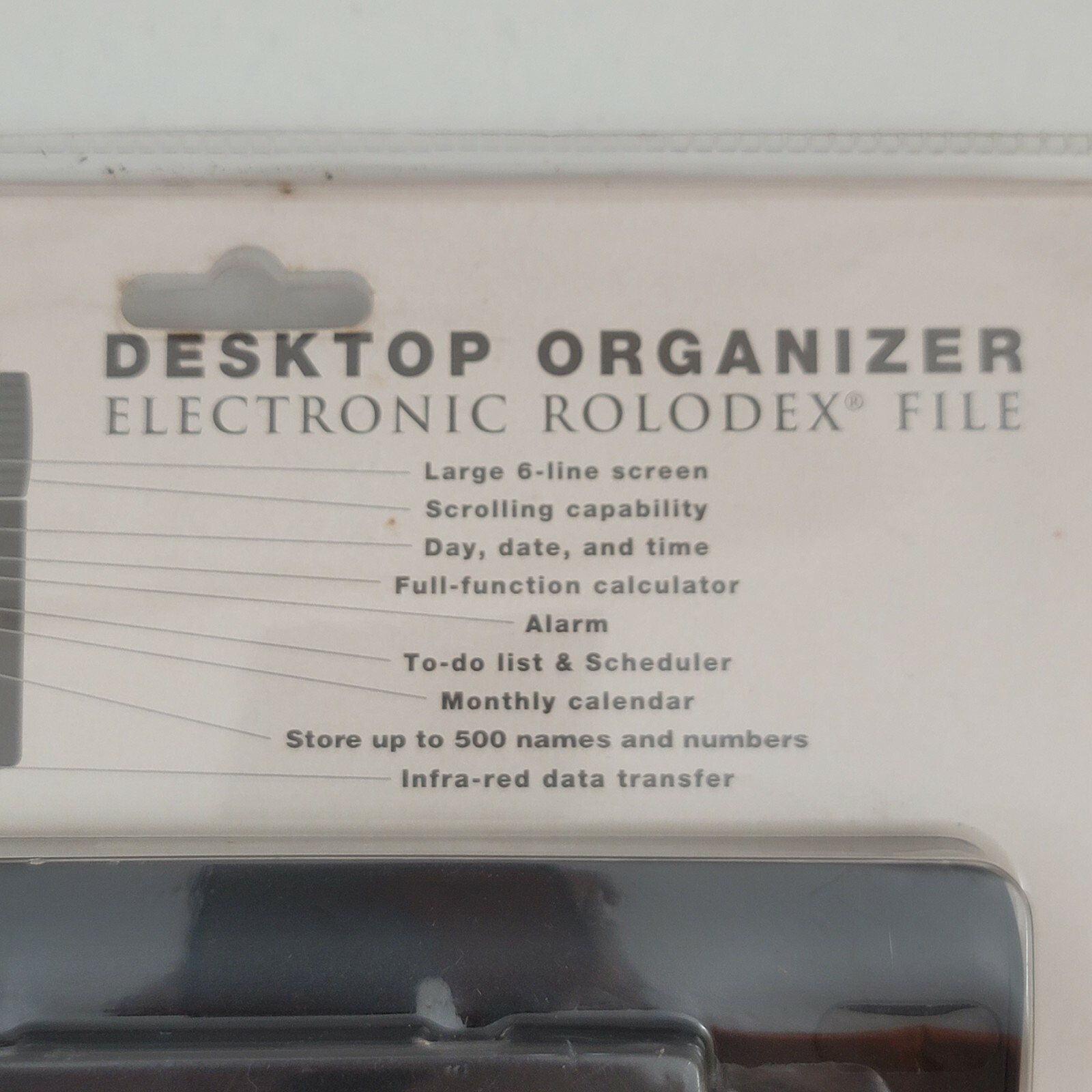 Vintage Rolodex 32K Electronic Desktop Organizer EL4132 New! 1994