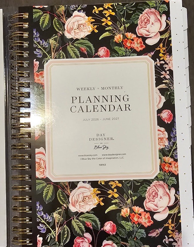 2026-2027 Blue Sky Day Designer Ophelia Academic W&M Planner (5″ x 8″)