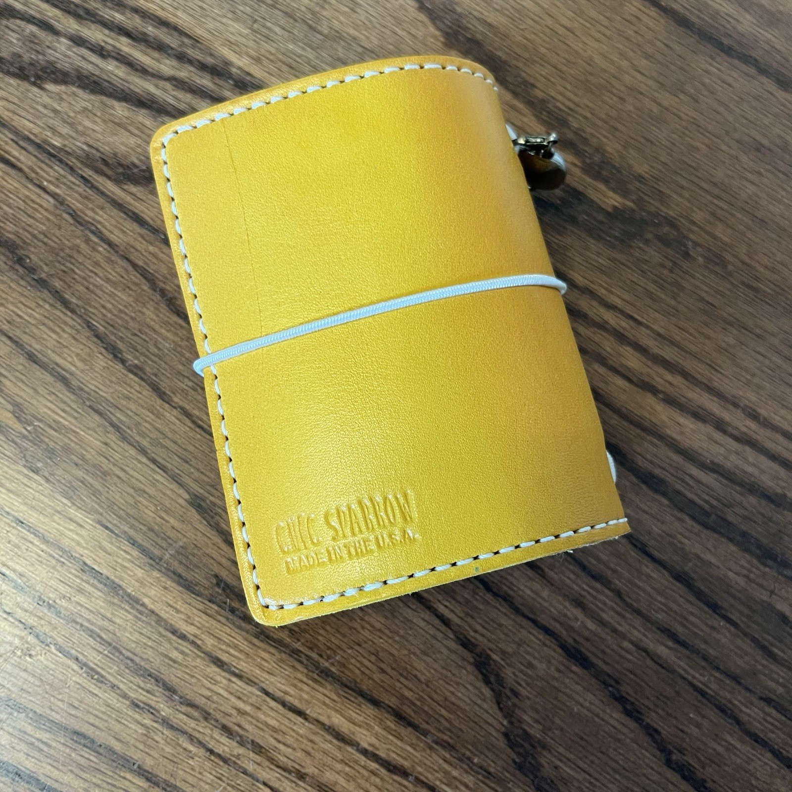 Chic Sparrow Embossed Leather Traveler’s Notebook Pocket Sz Loop Journal Inserts