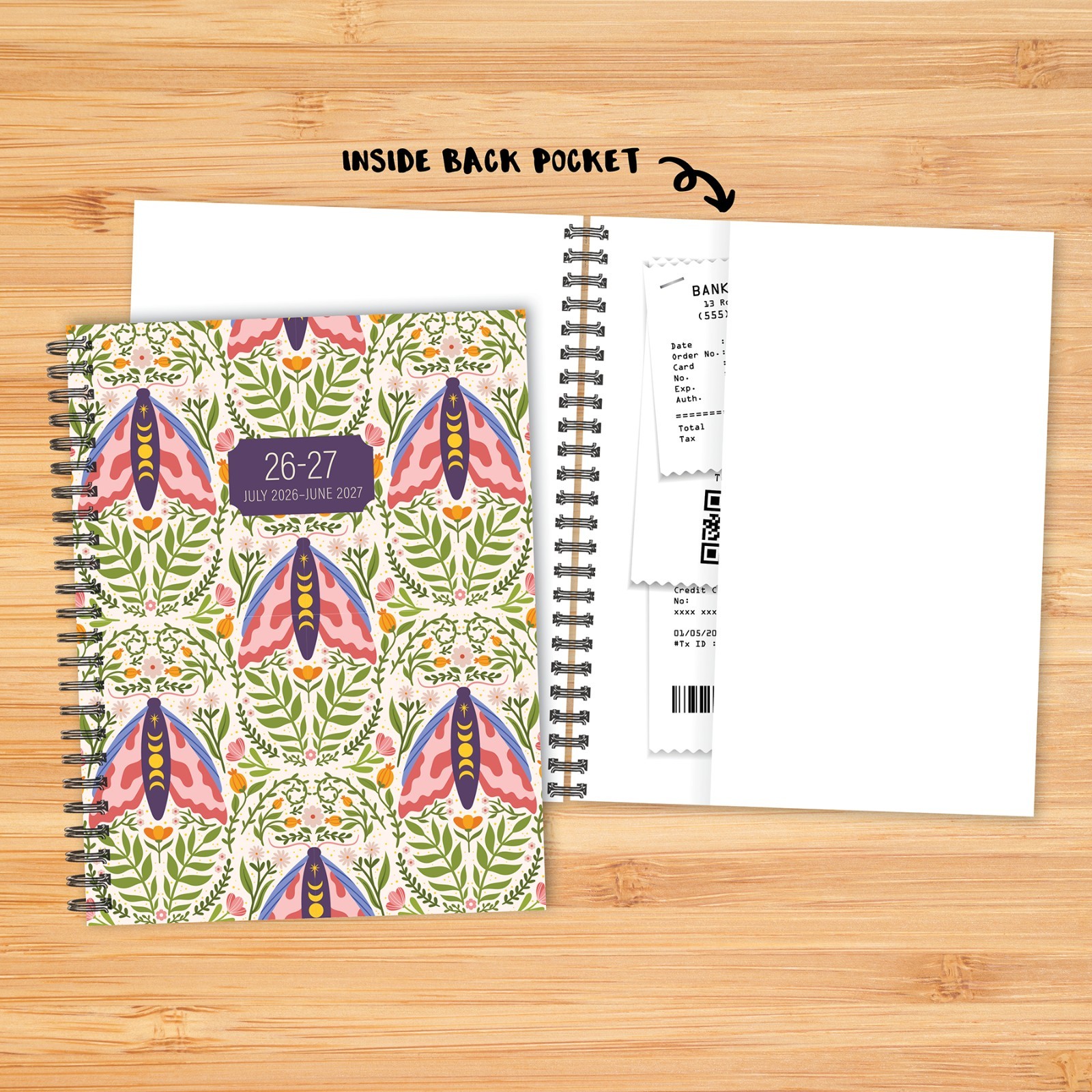 Verdant Folk Academic Year July 2026 – June 2027 6.5″ x 8.5″ Weekly Planner