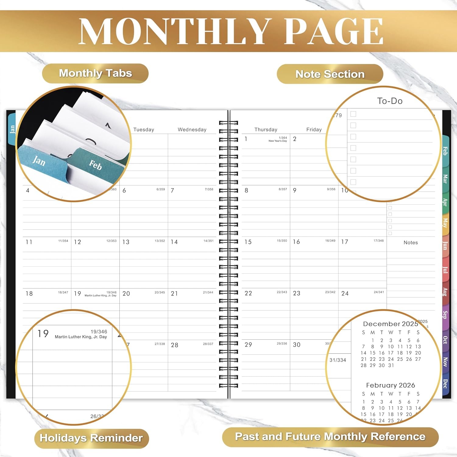 Planner 2026-2027 – Academic Planner 2026-2027, July 2026 – June 2027, 9″ x 11″,
