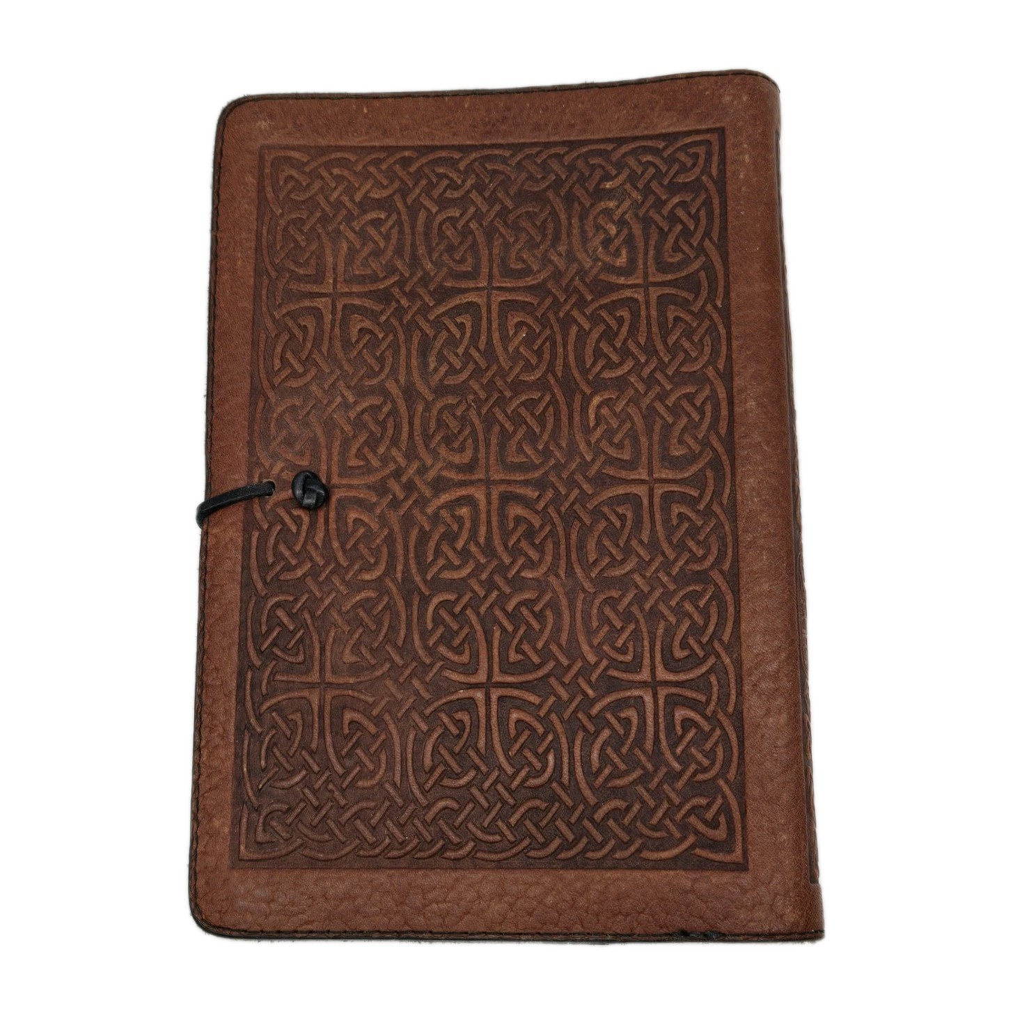 Oberon Design Brown Leather Journal Cover 9″ x 6″ Celtic Design