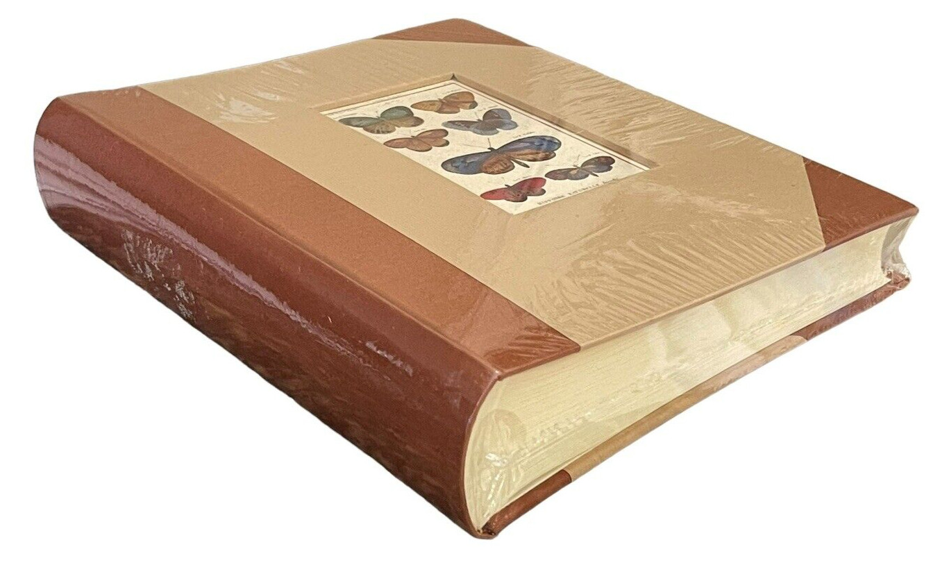 New Cavallini & Co Butterfly Photo Album Hand-Bound, Acid-Free Paper 8×10 Italy