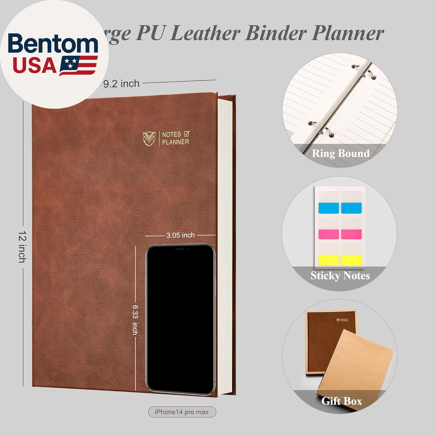 Undated Daily Planner – A4 Large to Do List Notebook Appointment Book for Produc