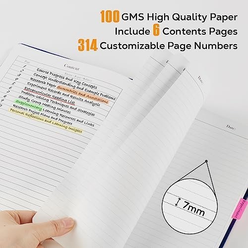 Hardcover Lined Notebook Journal For Writing 320 Pages Leather Thick College NEW