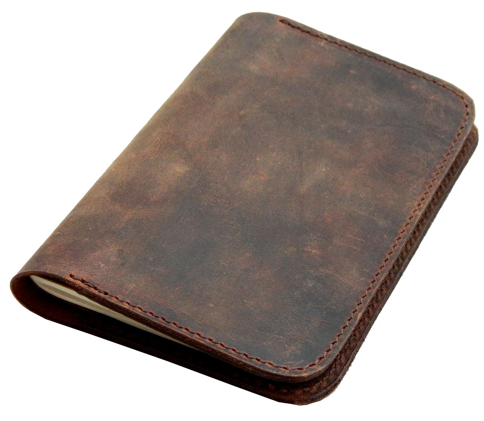 HERTE Leather Journal Cover for Field Notes, Small Pocket Size Notebook 3.5″ X 5