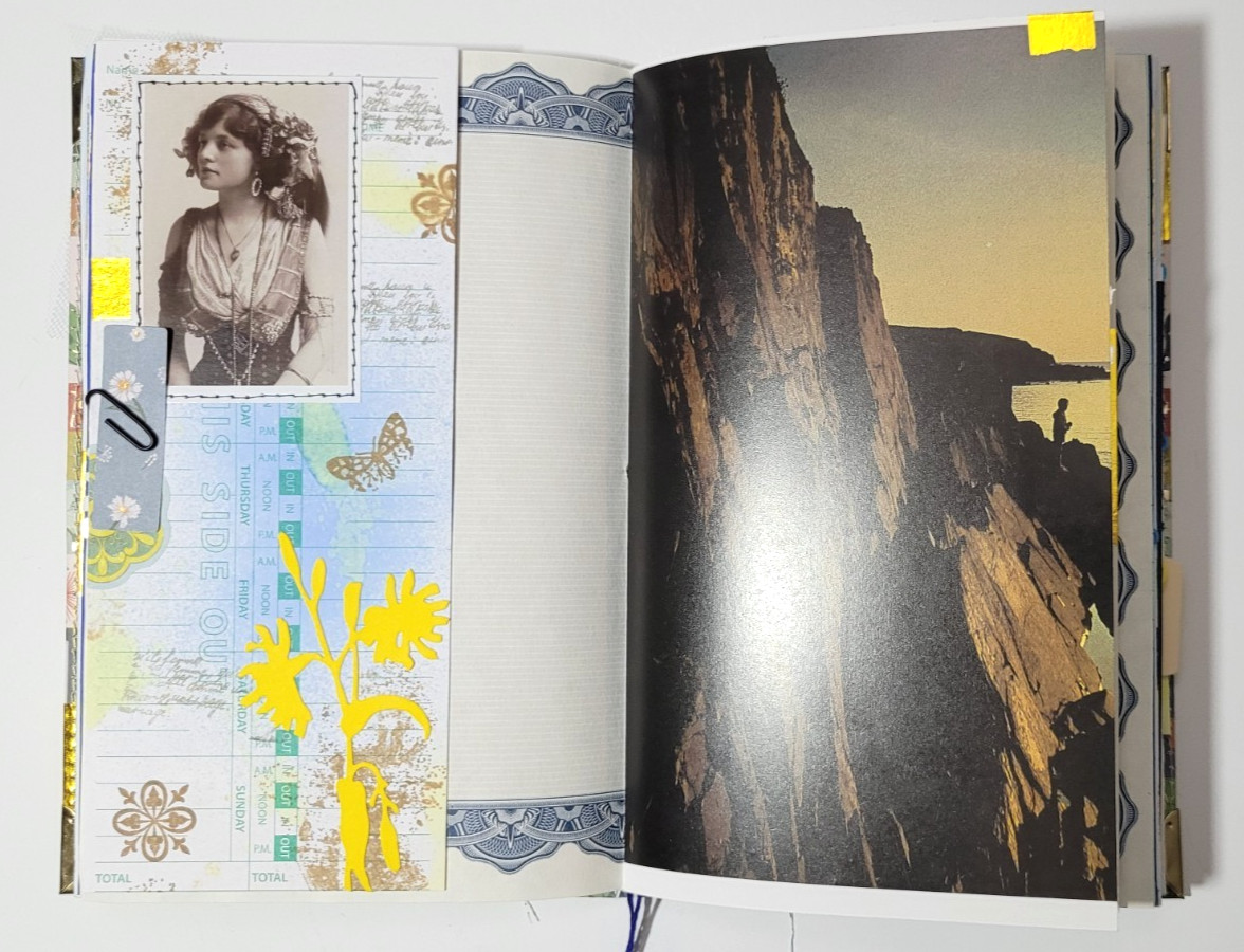 Handmade Junk Journal ~ Boho Beauty ~ Yellow