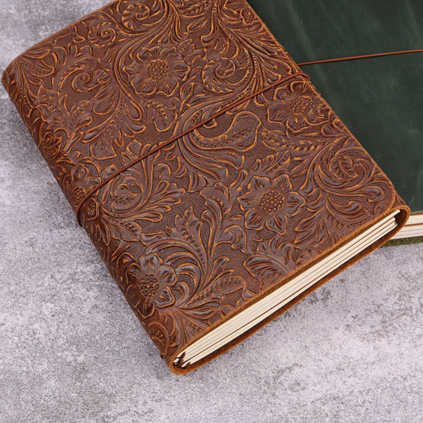 Personalized Leather Journal Cover A5 A6, Refillable Traveler’s Notebook