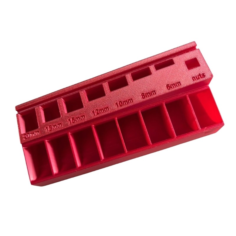 Dense Hardware Sorting Case Permanent Polyethylene Construction For Bolts Screws