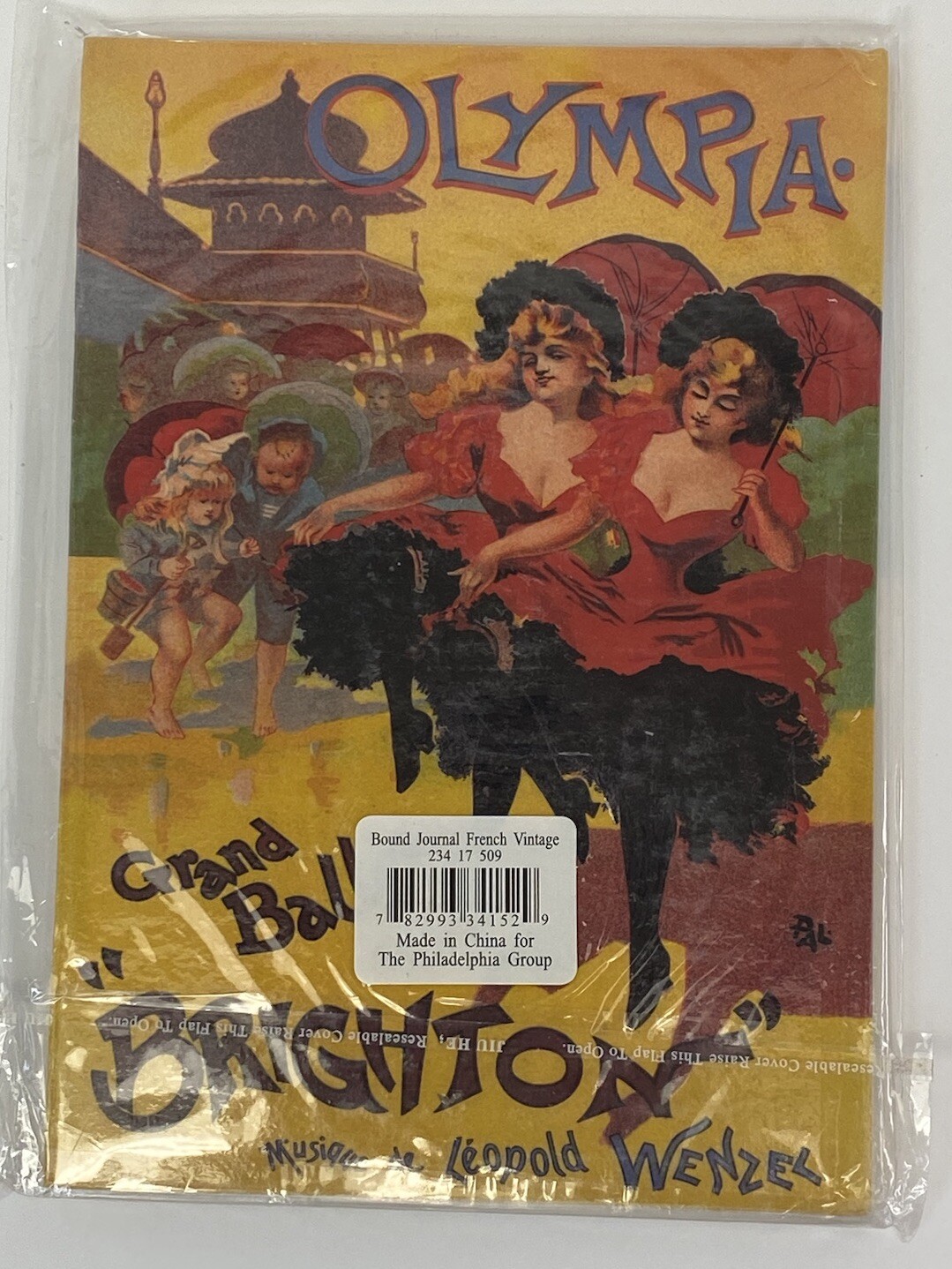 Vintage French Bound Journal Olympia Grand Ballet “Brighton” – New In Sleeve