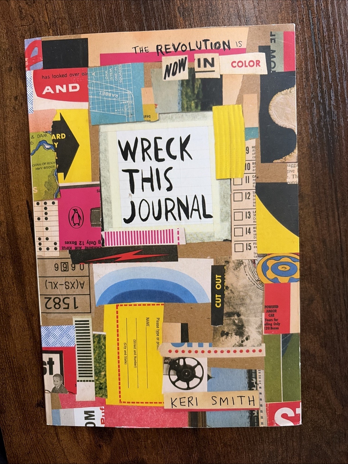 Wreck This Journal Book Color Keri Smith Creative Drawing Artist Art Diary Gift