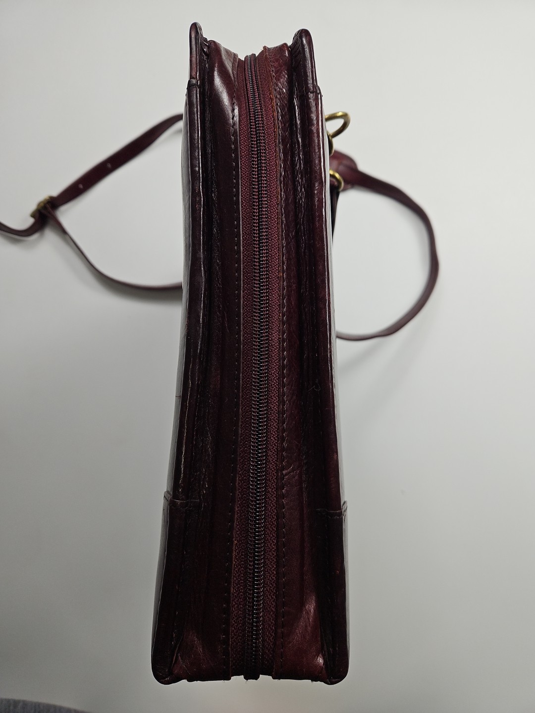 Vtg Franklin Covey 7 Ring Binder Planner Organizer Handles Zip Tote Strap