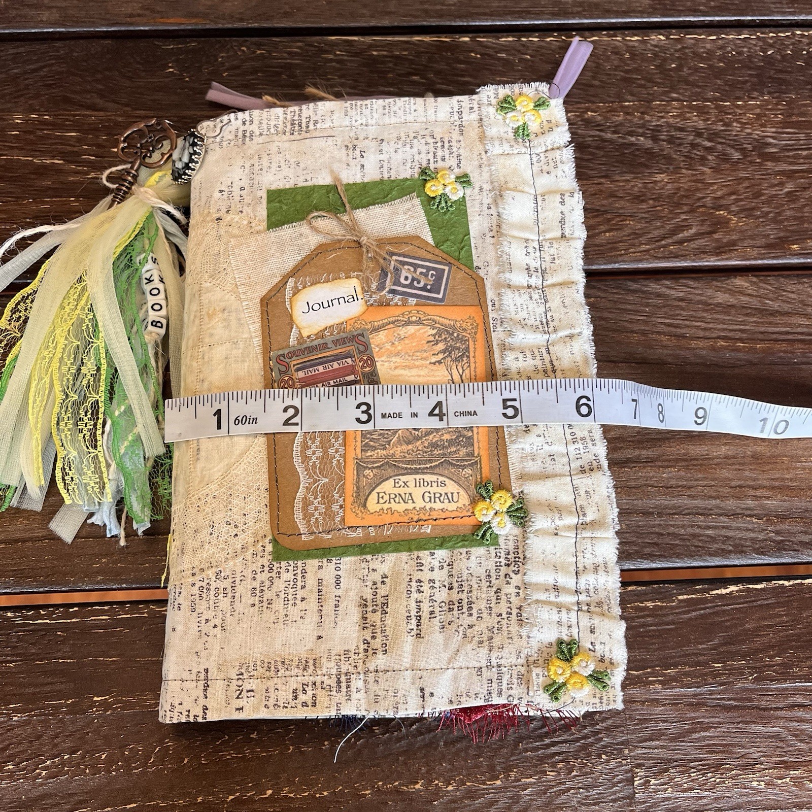 Book Lover Junk Journal Bookish Reader Vintage Softcover 3 Signatures Decorated