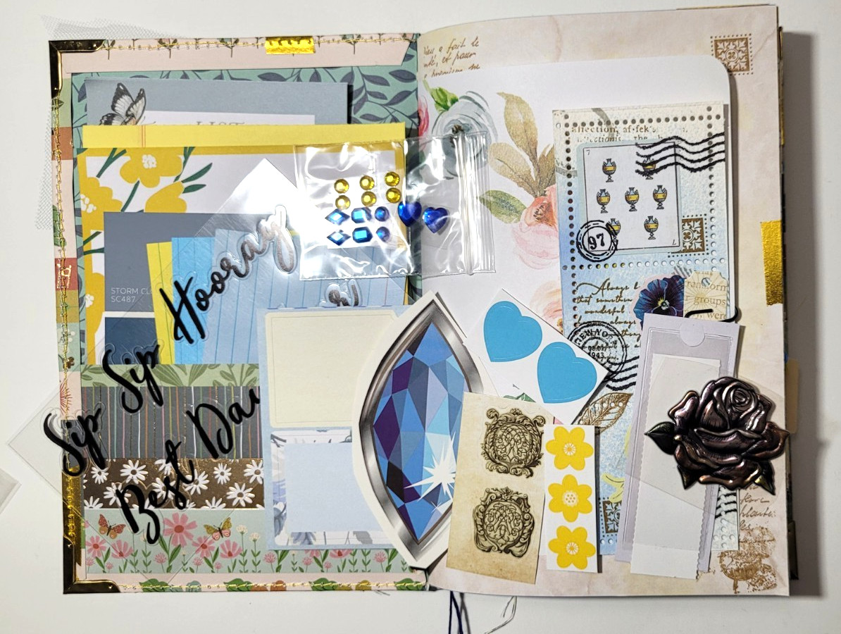 Handmade Junk Journal ~ Boho Beauty ~ Yellow