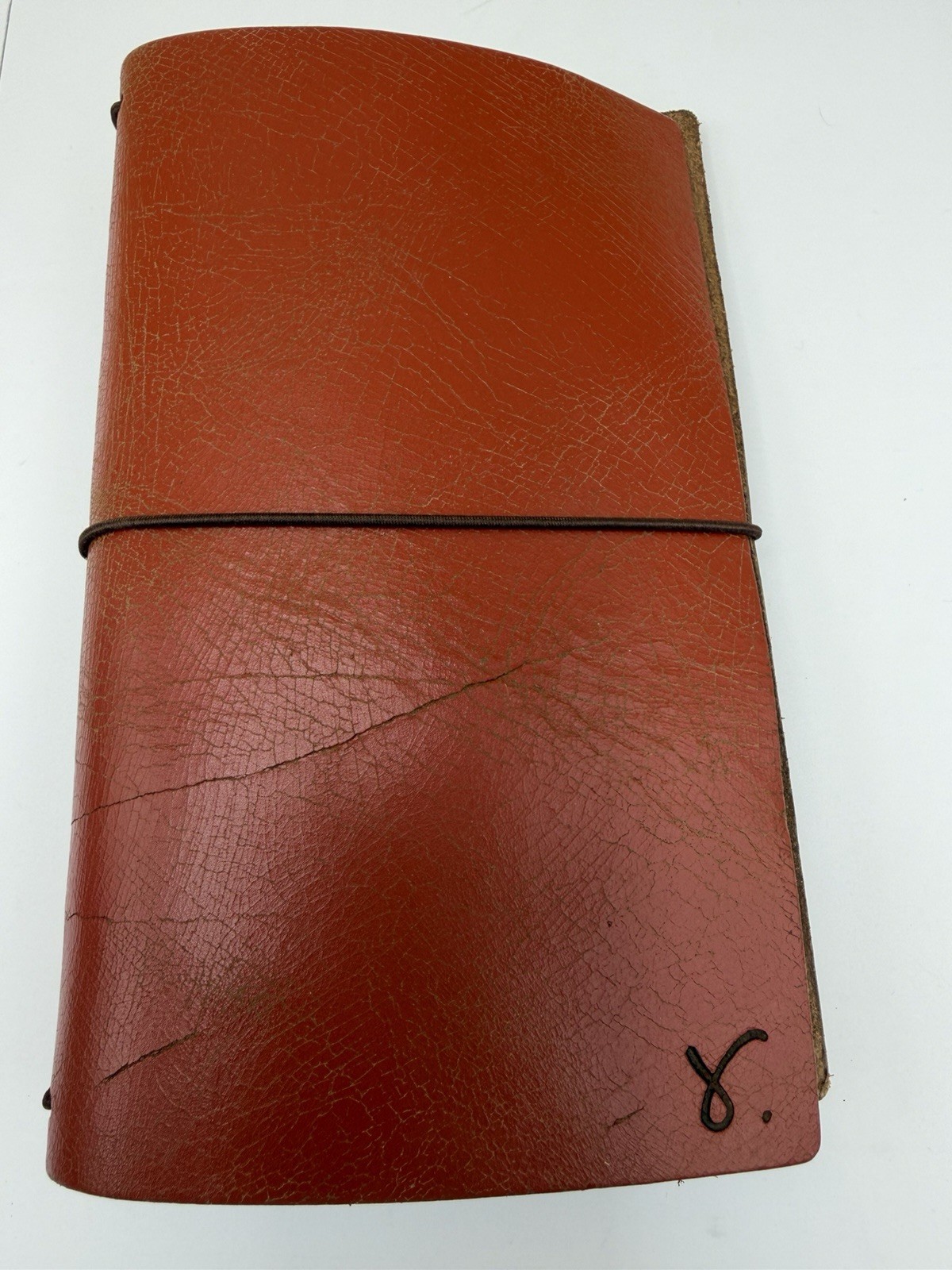 Sojourner B6 Slim TN Rust Red Distressed Pull-Up Leather Traveler’s Notebook