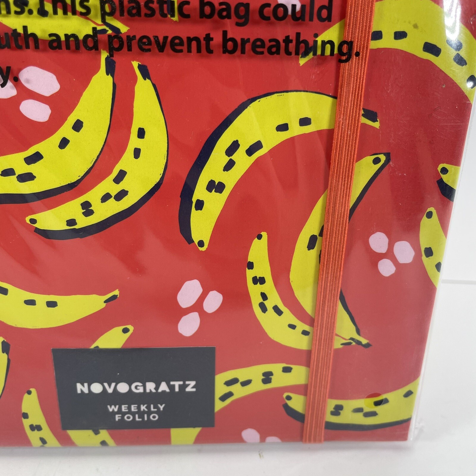 Novogratz Weekly Folio With Elastic Closure Weekly Pad To Do Sticky Pads Bananas