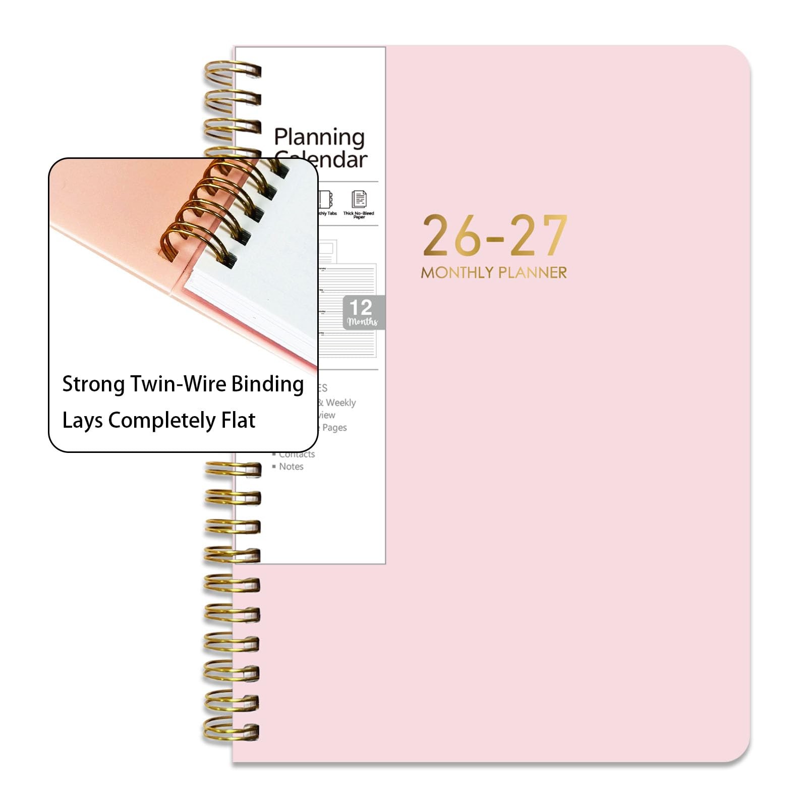 Planner 2026-2027, Monthly and Weekly Academic Planner July 2026 – June 2027,…