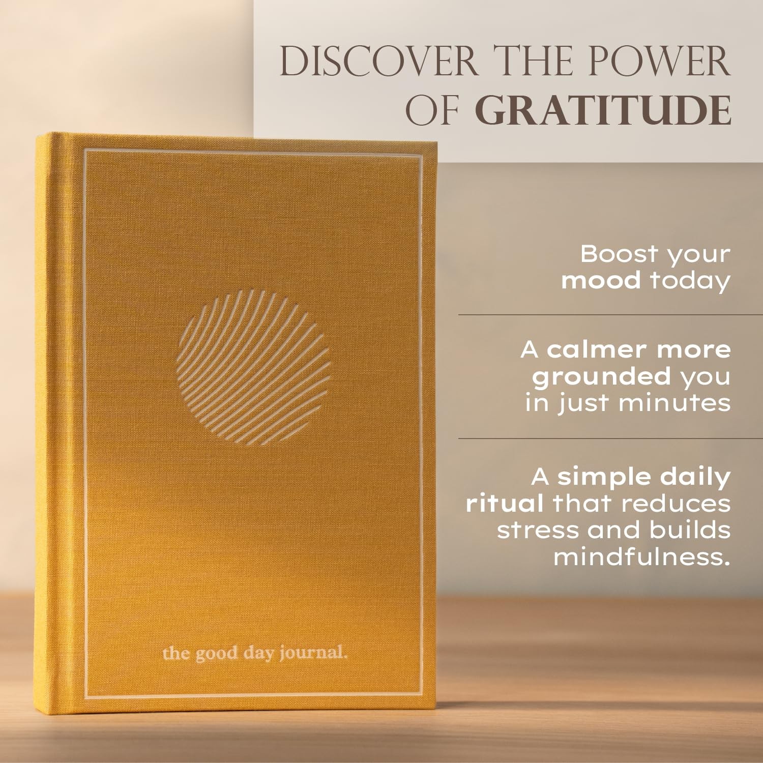 Marigold Gratitude Journal Happiness Mindfulness Daily Inspirational Notebook