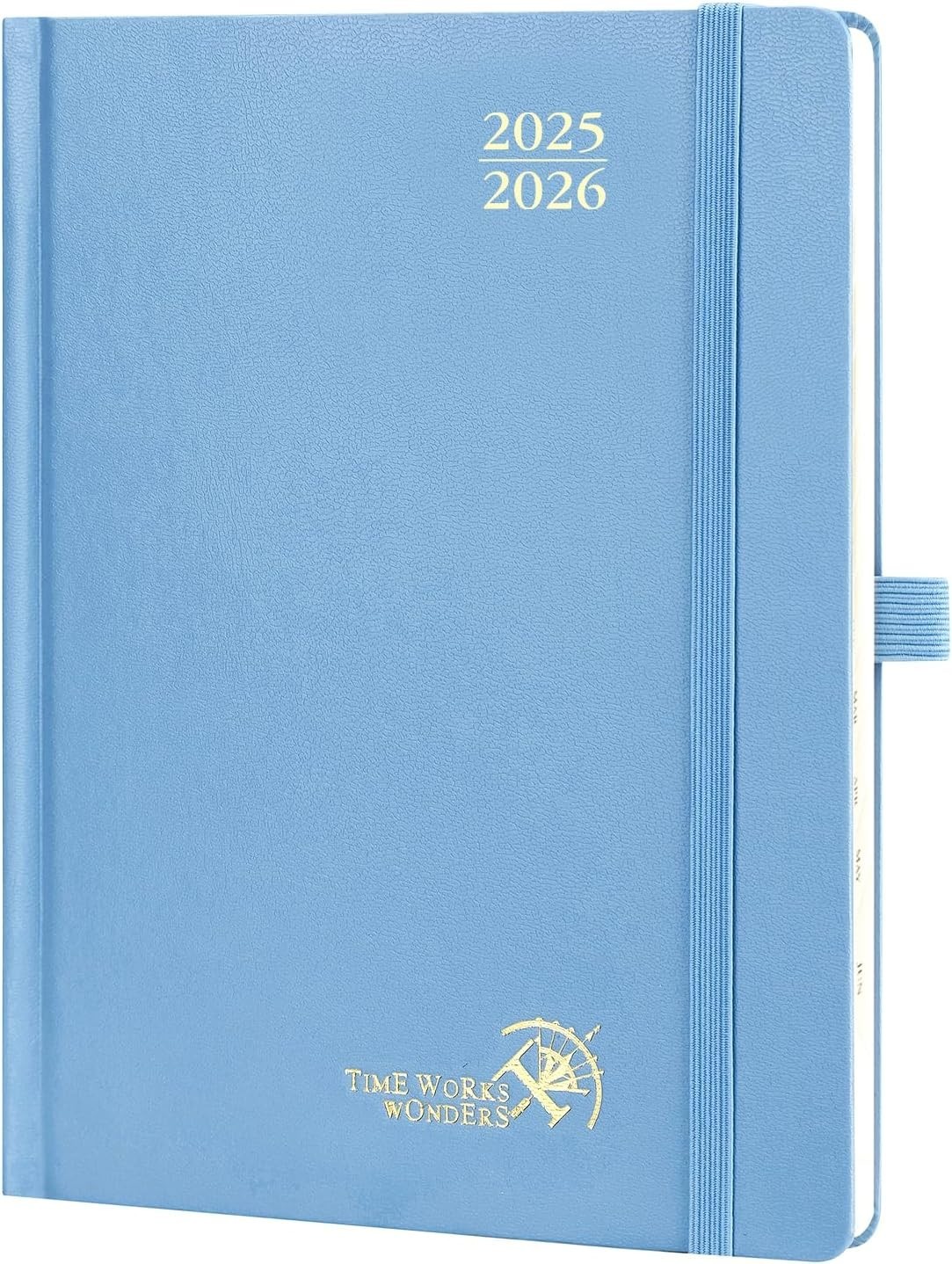 POPRUN Planner JULY 2025-JUNE 2026, (Medium 6.5” x 8.5” Hard Cover)