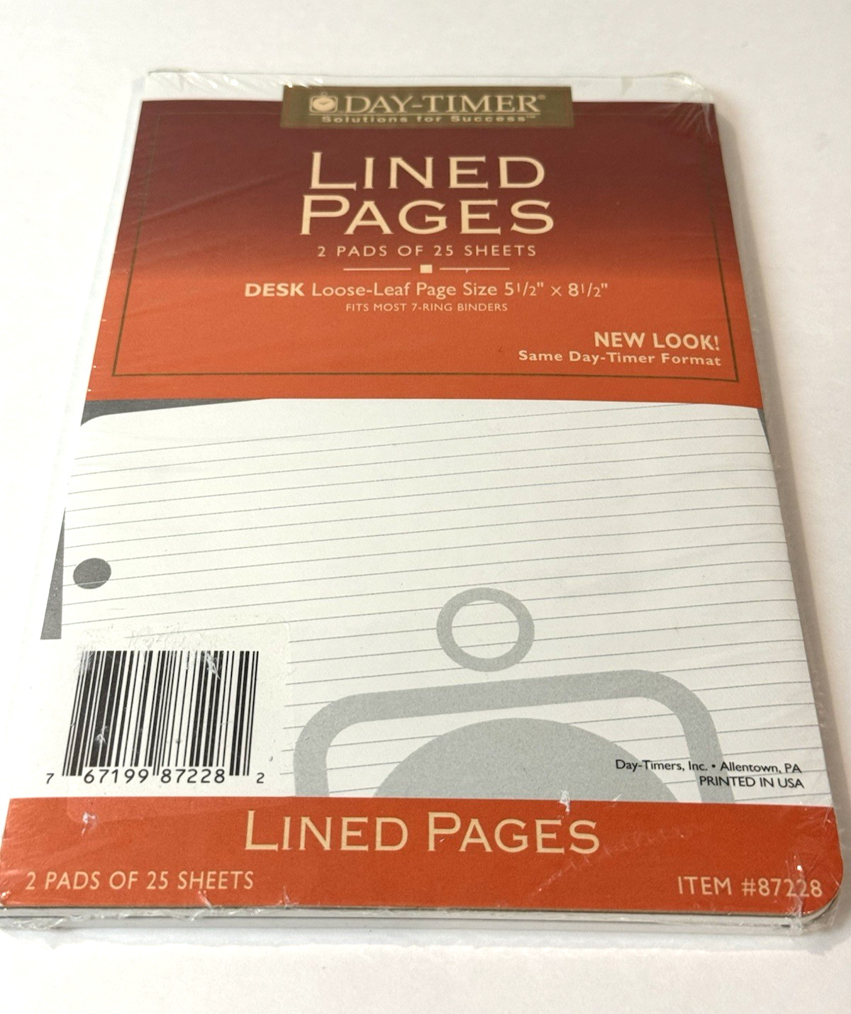 VTG Daytimer 1994 Refills Lot Lined Pages Project Contact Pages Blank Tabs NOS