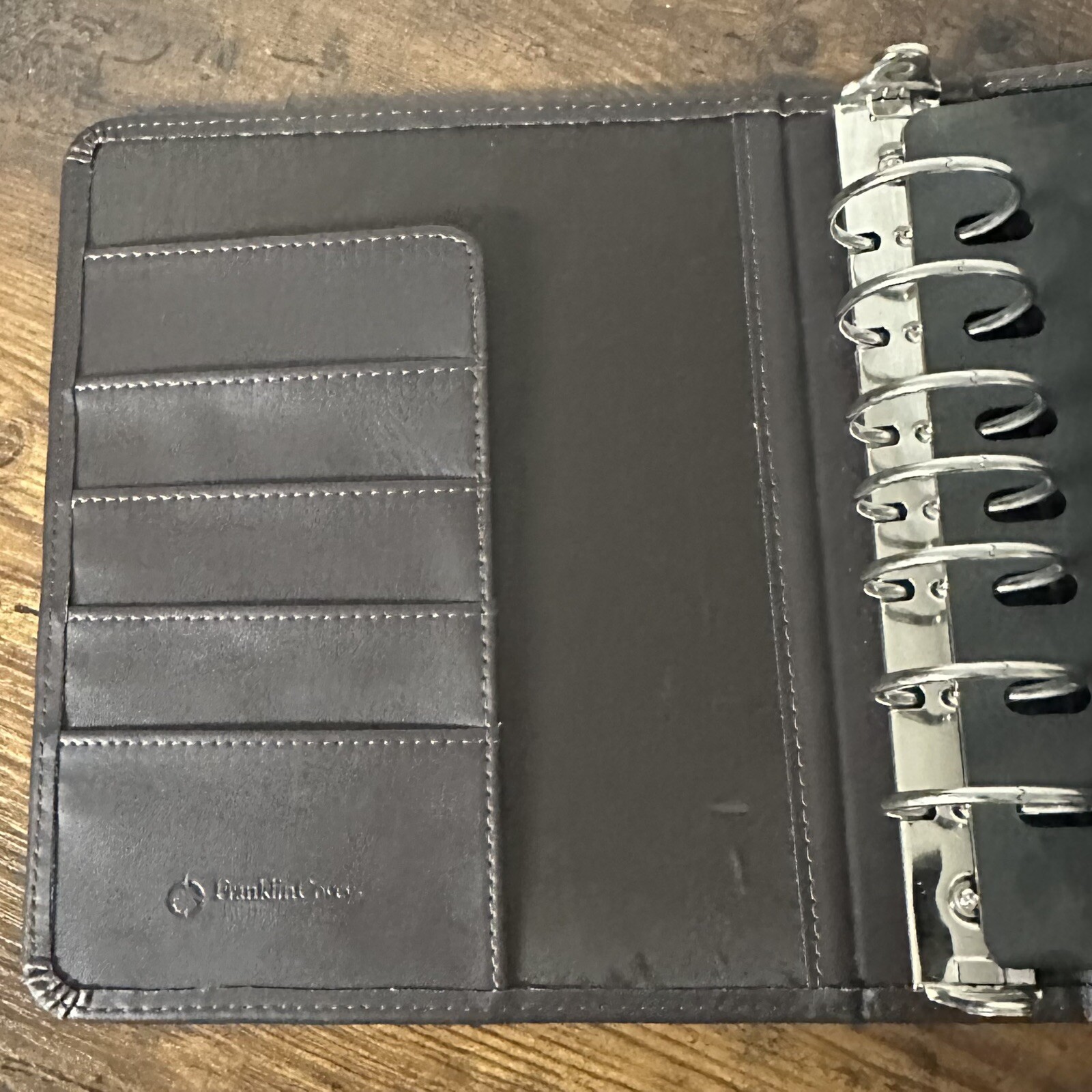 Brown Franklin Planner Classic Size Open Vinyl