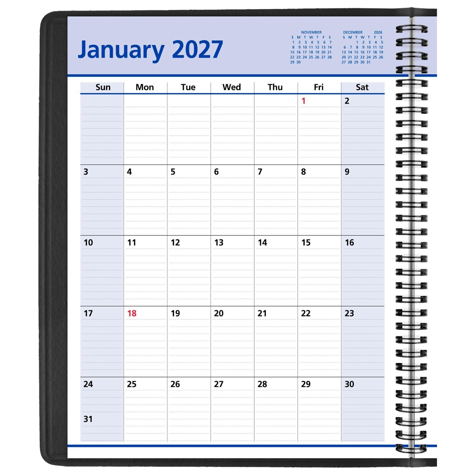 2026 At-A-Glance QuickNotes 76-01-05 Weekly Monthly Appointment Book 8 x 10″