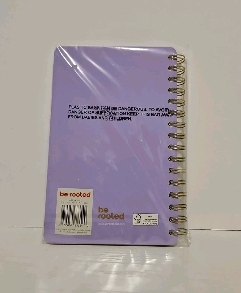 Be Rooted “Act Up Sis” Lined Notebook