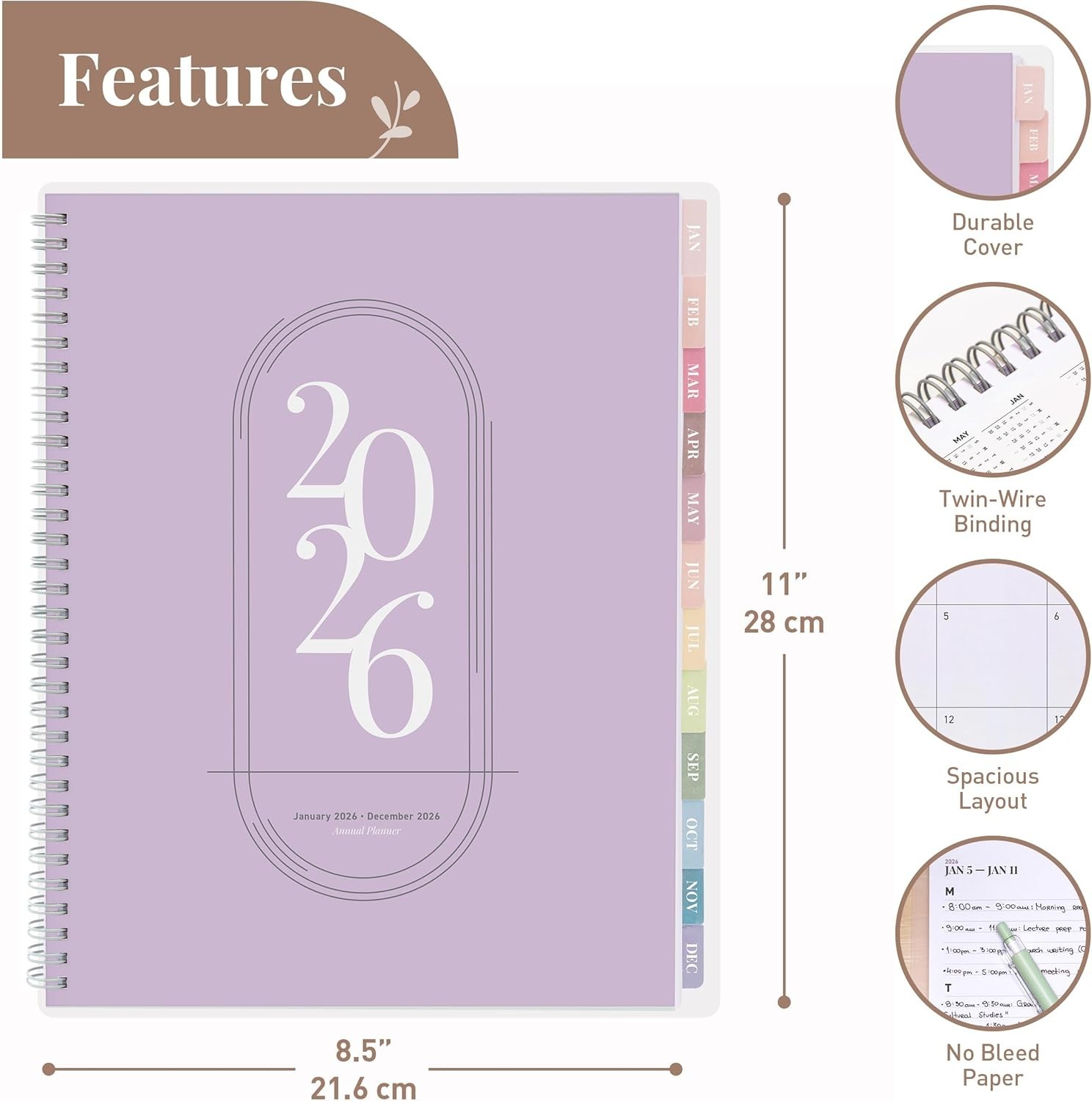Rileys 2026 Planner, Agenda Planner With Weekly And Monthly View, Daily Agend…