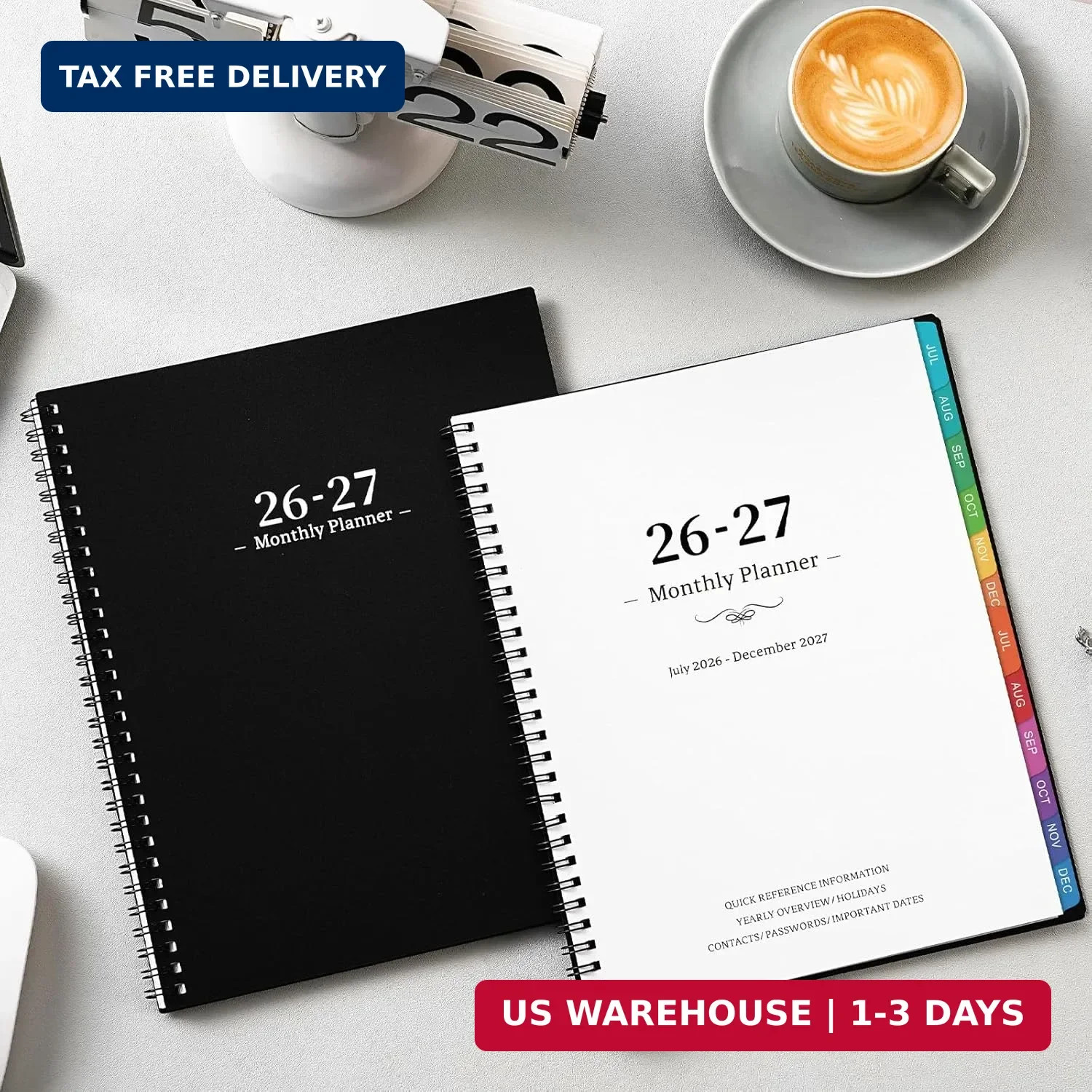 2026-2027 Monthly Planner – Academic Planner/Calendar 2026-2027, JUL 2026 – DEC