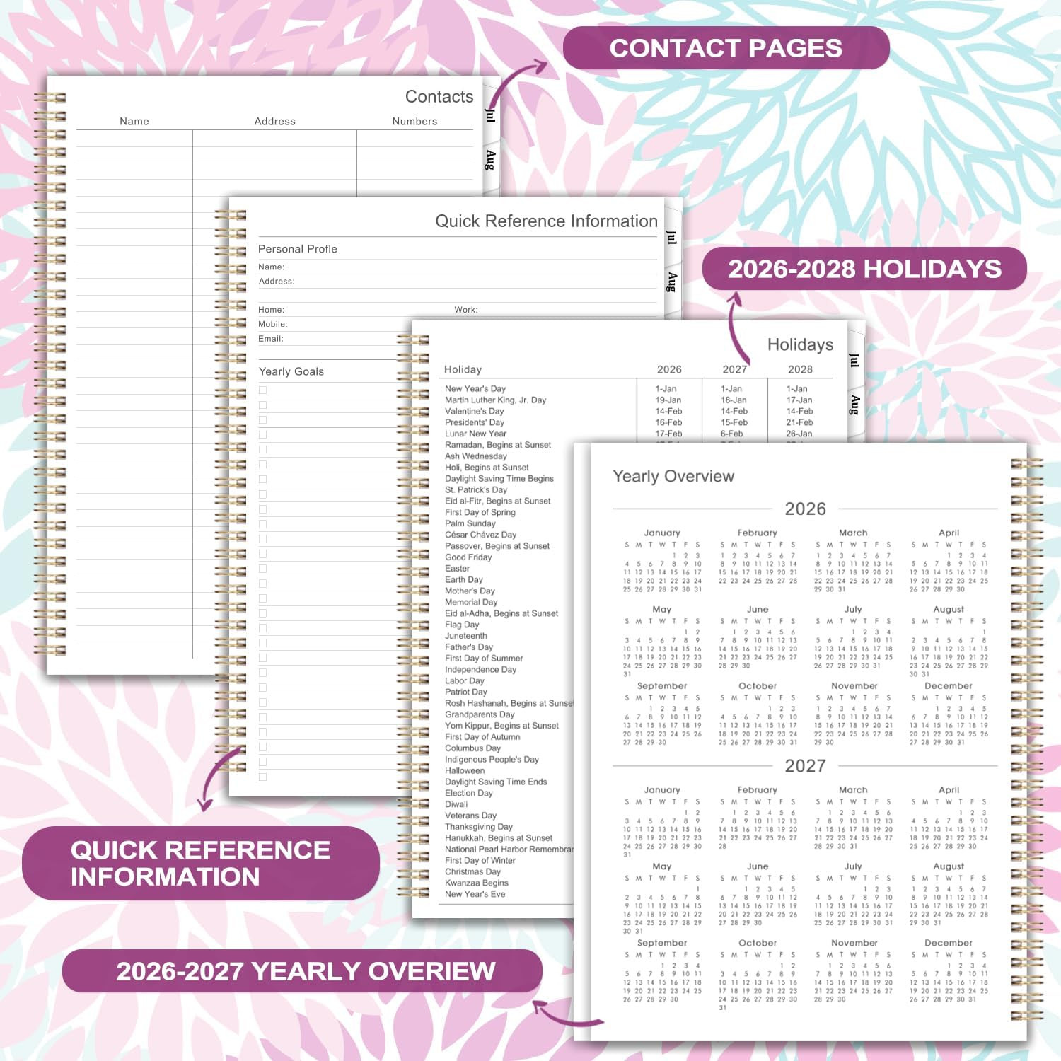 Planner 2026-2027 – 9” X 11” Calendar Planner 2026-2027, Jul. 2026 – Jun. 2027
