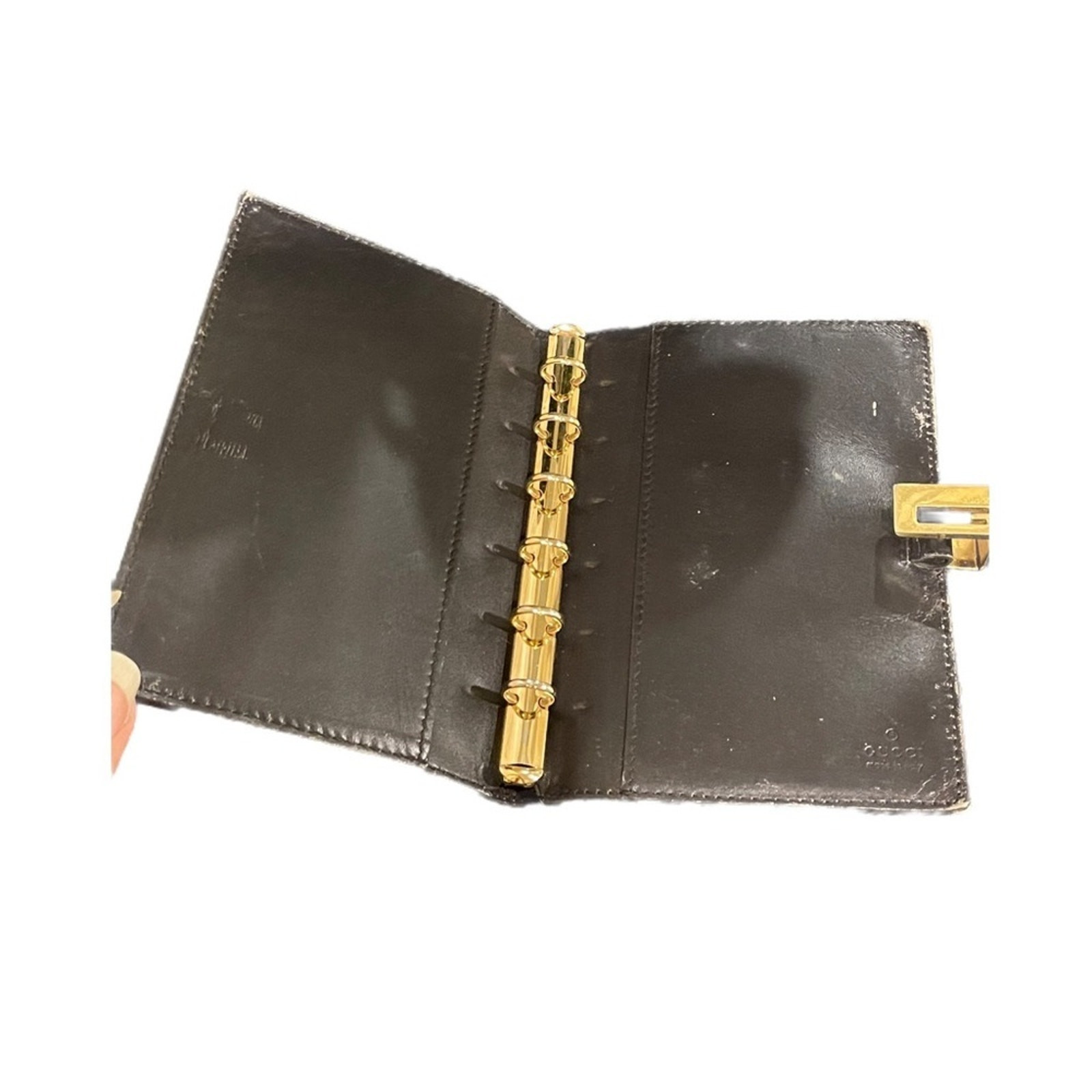 Vintage Gucci python small agenda