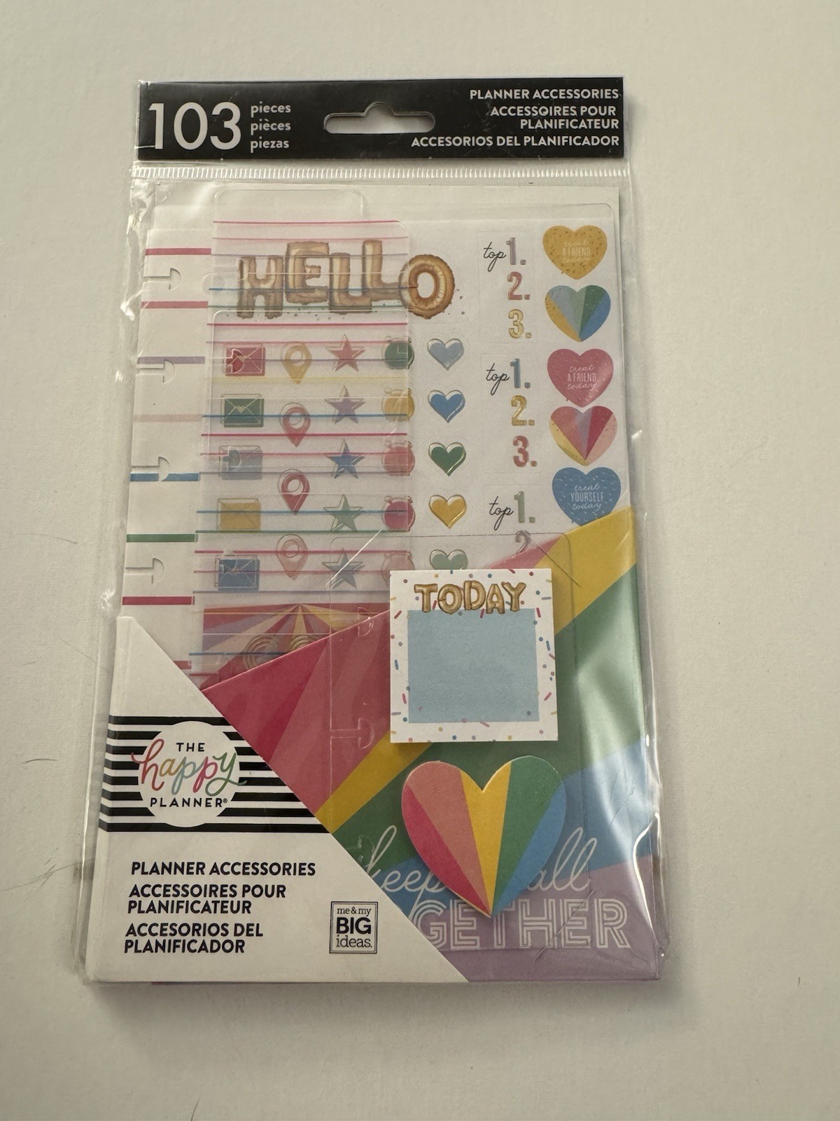 New Happy Planner Accessories Hello Hearts OC15