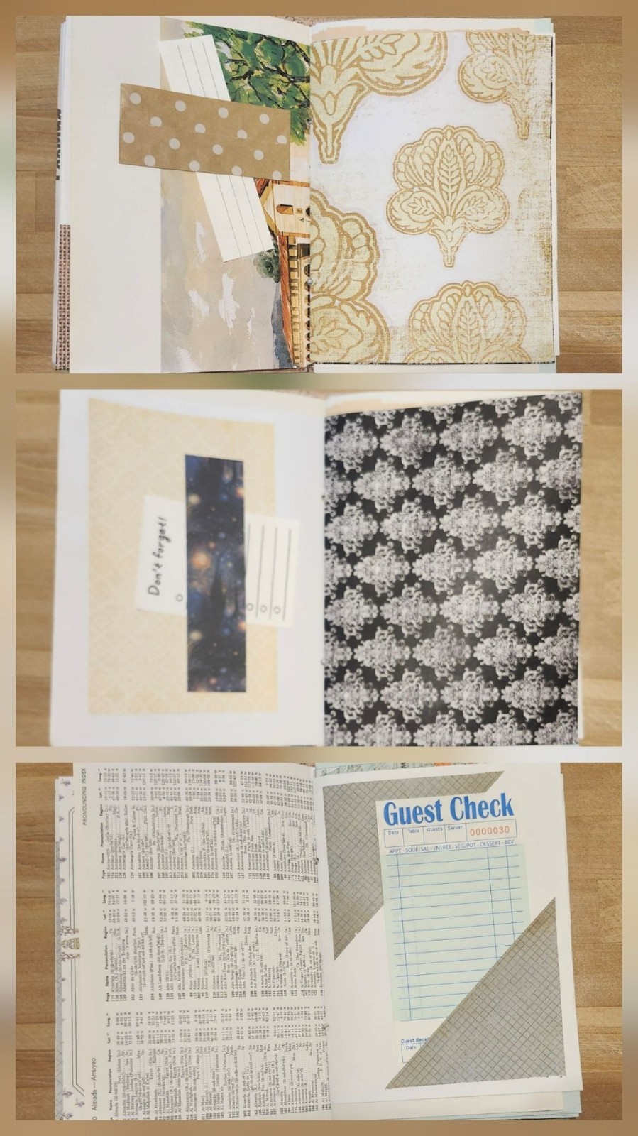 Junk Journal Handmade 90 pages 6×9