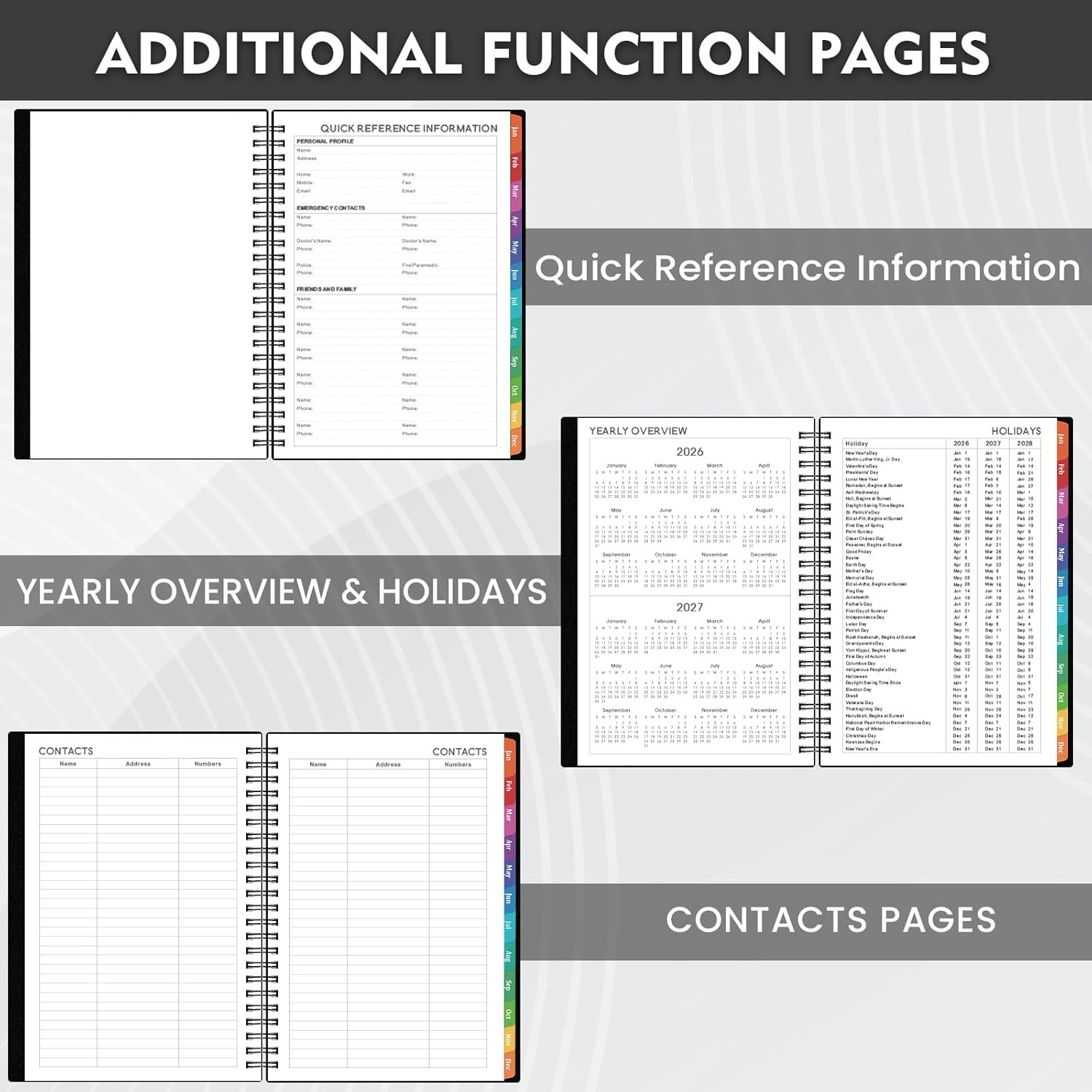 2026 Planner – 2026 Weekly Monthly Planner from Jan. 2026 – Dec. 2026, 2026 Cale