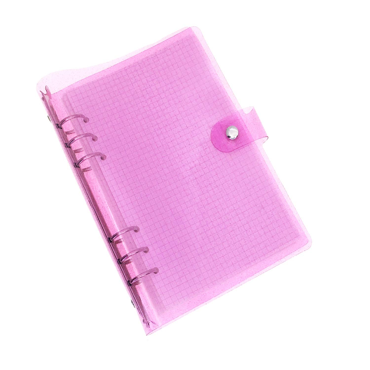 A6 A5 6-Holes Colorful PVC Cover Personal Organizer with Snap Button Closure …
