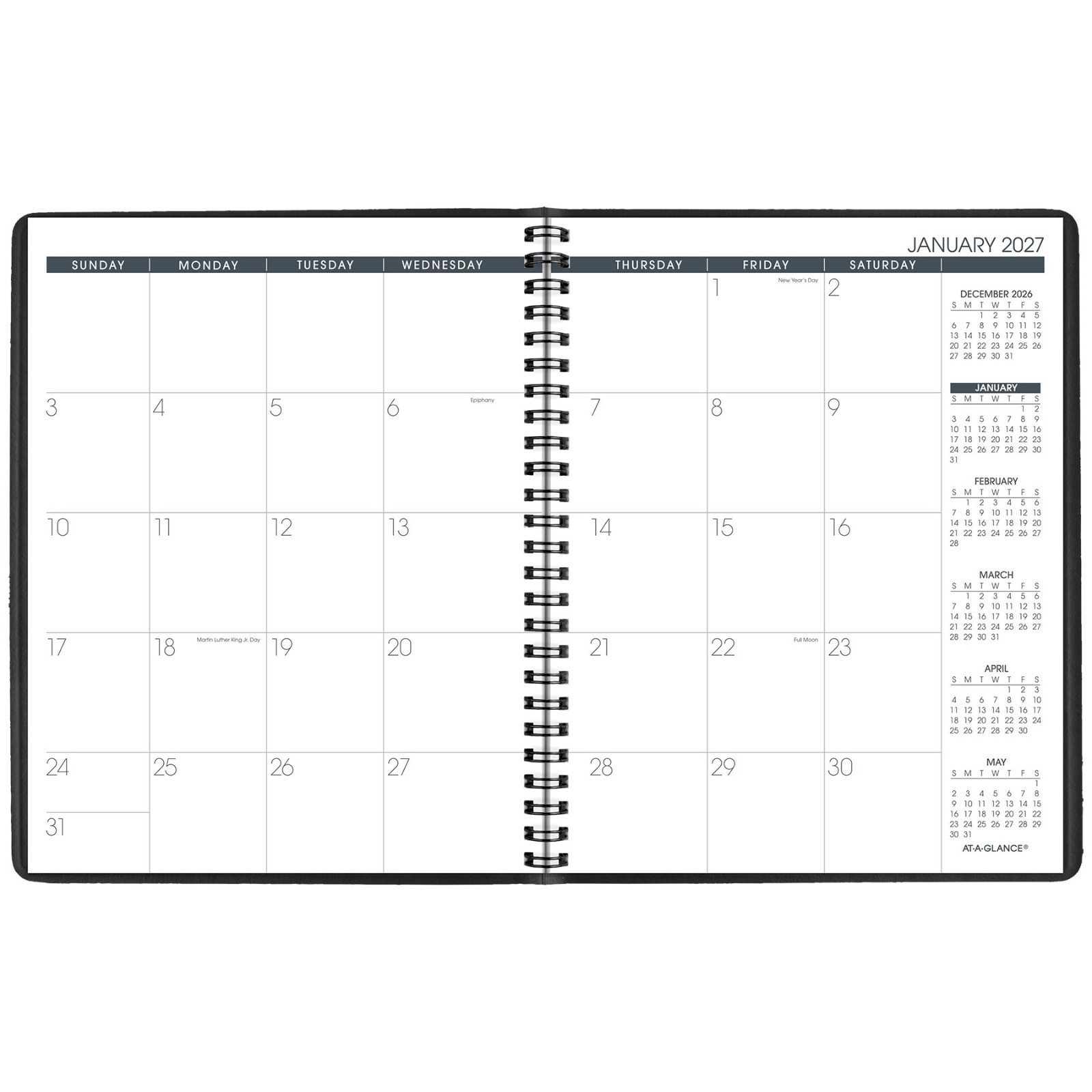2026 At-A-Glance 70-120-05 Monthly Planner, 7 x 8-3/4″