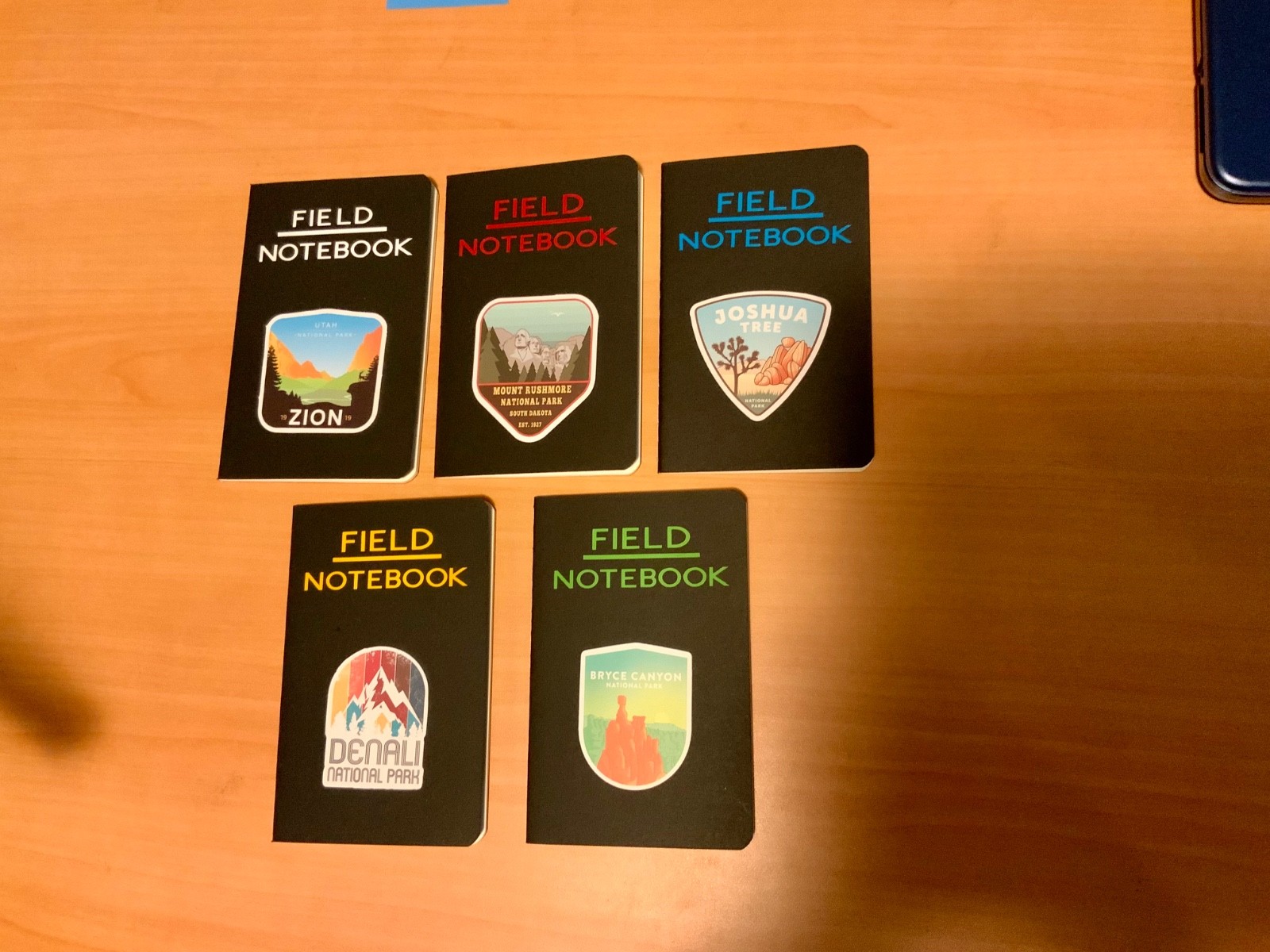 National Park Field Notebooks 3.5″ x 5.5″ Journals Fast Ship USA, Set of 5