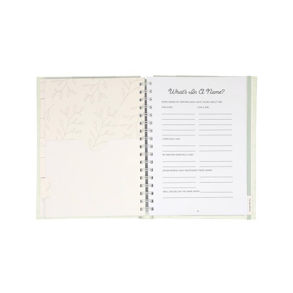 Pregnancy Journal – Sage: Acid-Free Paper, Guided Format, Soft Cover, 68 Pages