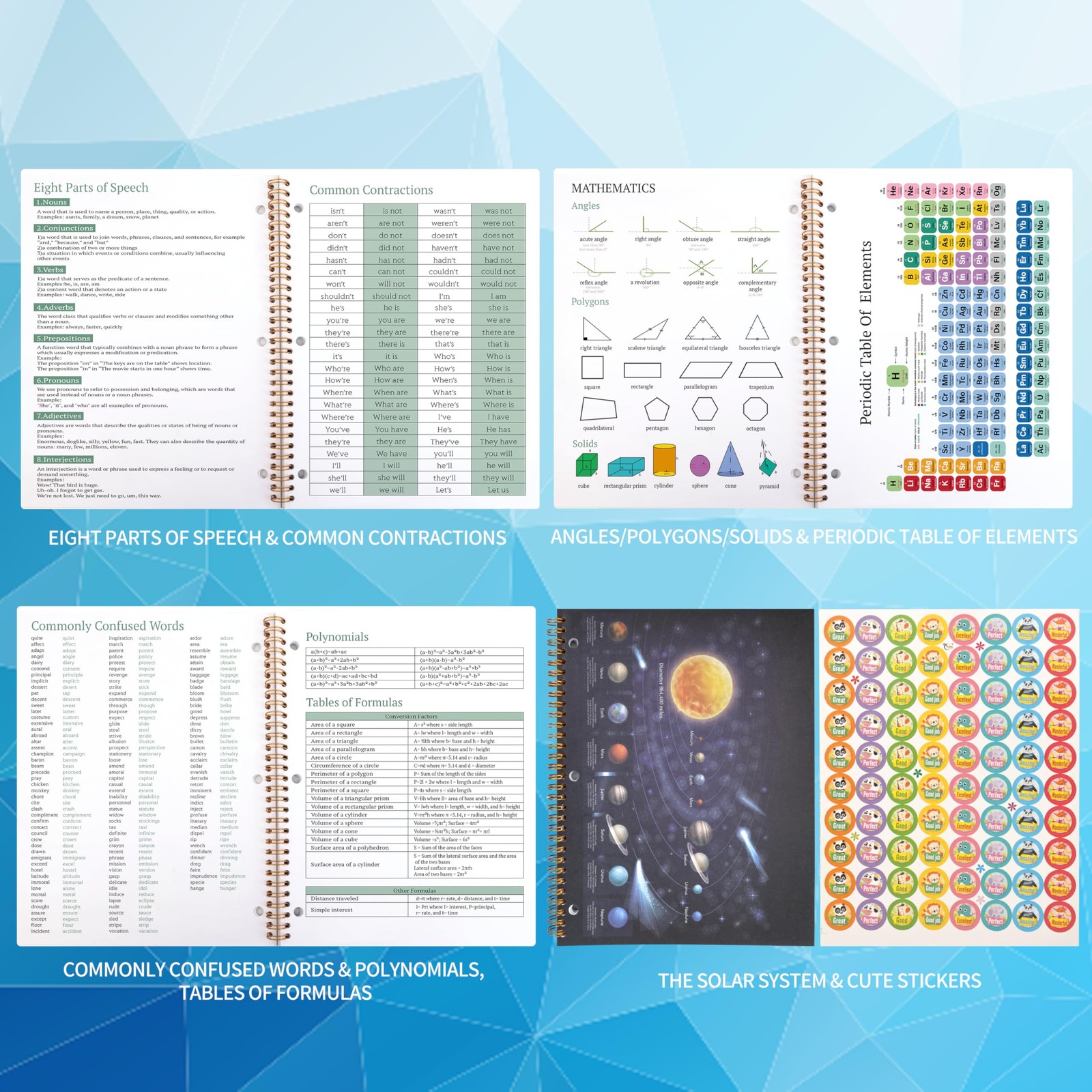 Student Planner 2026-2027 Monthly & Weekly School 8.2 X 10.7 inches, Blue